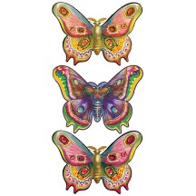 1 Sheet of Stickers Extra Large Butterflies